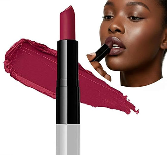 Flori Roberts Luxury Lipstick, Vibrant Lip Makeup for Women of Color or Deeper Skin Tones, Demi-Matte Texture, Hydrates and Conditions Lips