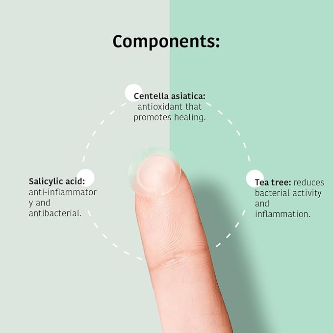 Salicylic Acid Pimple Patches (90 Patches in 5 Packs) + Activated Charcoal Peel-Off Mask (4 Pieces) -Acne Treatment with Tea Tree and Centella Asiatica & Green Tea Peel Off Mask-Total Bundle 10 pieces