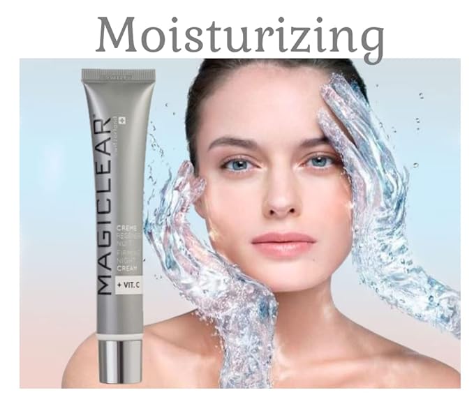 Luxury Skin Care Anti-Aging Night cream Daily Face Moisturizer with Madecassoside, Vitamin C, E, for Dark Spots with Niacinamide Swiss brand 1.76