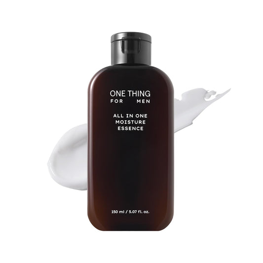 ONE THING FOR MEN All in One Moisture Essence 5.07 Fl Oz | 4-in-1 Soothing Mens Face Moisturizer, Toner, Aftershave Lotion, Daily Hydrating Serum, HA Hyaluronic Acid, Barrier Relief | Korean Skin Care