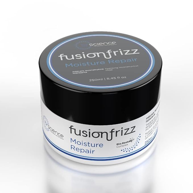 Fusionfrizz Moisture Repair Hair Mask, Deep Conditioning Hair Mask for Damaged Hair, Keratin Treatment, Tratamiento para Cabello Seco y Maltratado, Mascarilla para el Cabello | 8.45Fl Oz
