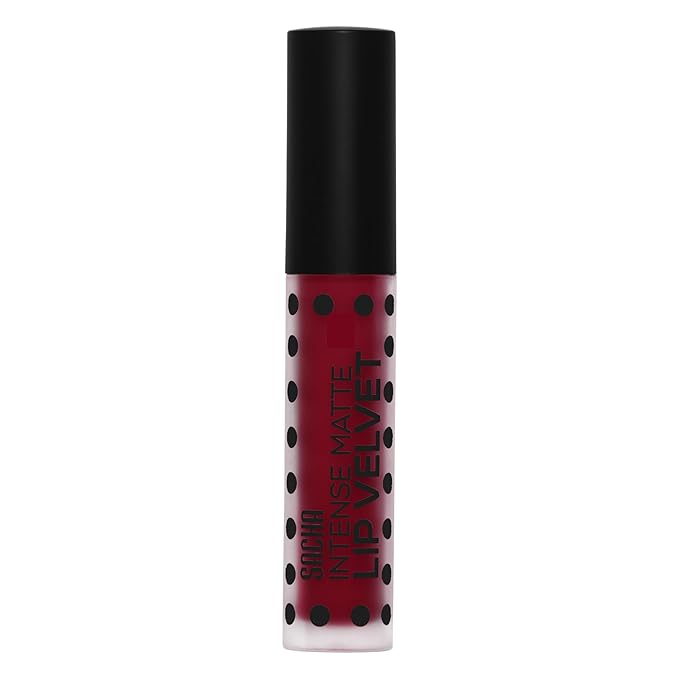 Sacha Cosmetics Intense Matte Lip Velvet Liquid Lipstick, Long-Lasting Velvet Matte Finish, 0.2 fl oz Pass The Money