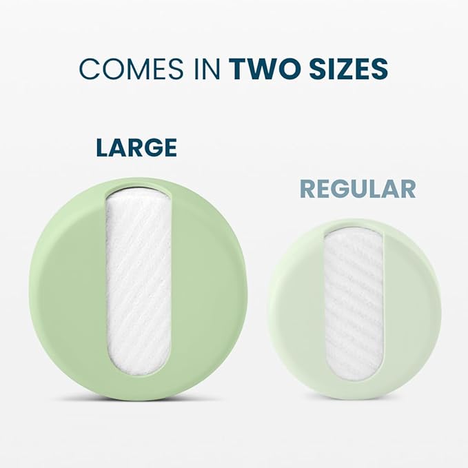 LastRound Reusable Makeup Remover Pads - 7 Washable Eco-Friendly Reusable Cotton Rounds for Face - Sustainable & Soft Cotton Face Pads for Facial Cleansing & Eye Makeup Removal - Travel Storage Case