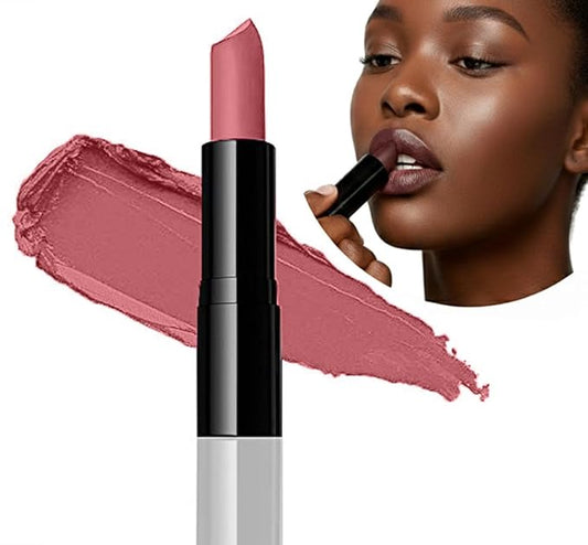 Flori Roberts Luxury Lipstick, Vibrant Lip Makeup for Women of Color or Deeper Skin Tones, Demi-Matte Texture, Hydrates and Conditions Lips