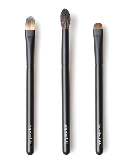 The Perfect Eye Brush Set - Eye Makeup Brushes, by Jacqueline Kalab - Artist Length 5.7in