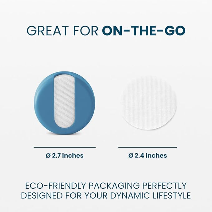 LastRound Reusable Makeup Remover Pads - 7 Washable Eco-Friendly Reusable Cotton Rounds for Face - Sustainable & Soft Cotton Face Pads for Facial Cleansing & Eye Makeup Removal - Travel Storage Case