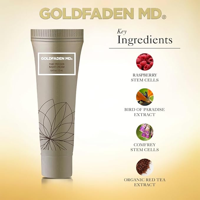 GOLDFADEN MD Plant Profusion Regenerative Night Cream 0.4 Fl Oz