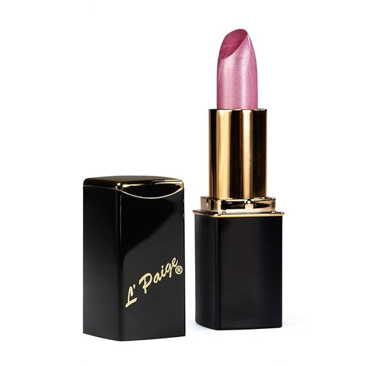 L'Paige L02 - GRAPE ICE Designer Lipstick | Aloe Vera-Based, Long-Lasting, Moisturizing | Light Purple with Iridescent Ice-Frost Finish