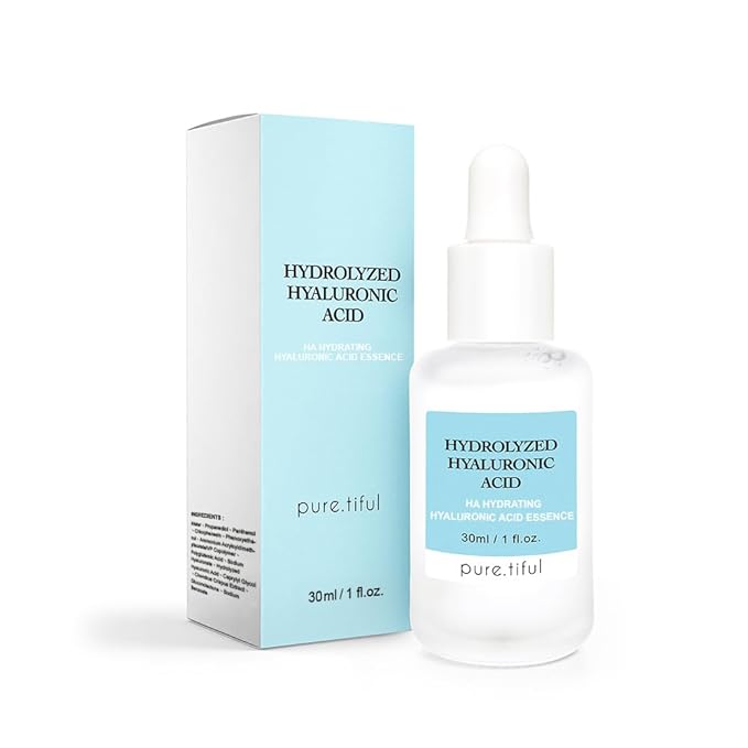 Hydrolyzed Hyaluronic Acid Serum (30ml) for all ages(teen & adult) | Triple HA Complex with Algae & Sodium Hyaluronate | Deep Hydration, Fine Line & Wrinkle Care, Sensitive Skin Safe