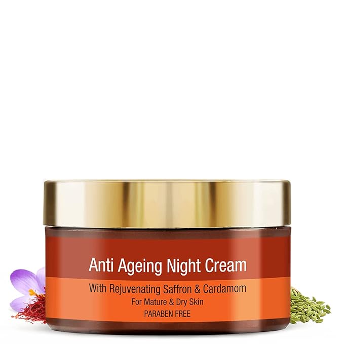 Anti Aging Night Cream with Saffron & Cardamom