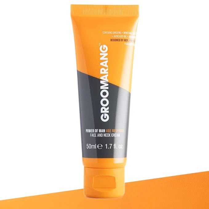 Power Of Man 'Age Response' Day & Night Anti Ageing Cream - For Face And Neck - Contains Avocado Oil Mineral Salts Ginseng Root & Niosomes