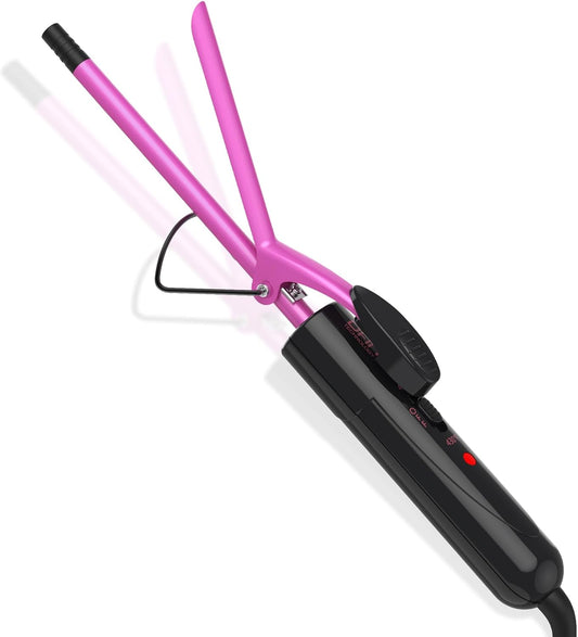 DAN Technology Small Ceramic Curling Wand with Adjustable Temperature for Tight Curls on Short & Long Hair (3/8 Inch, 10MM)