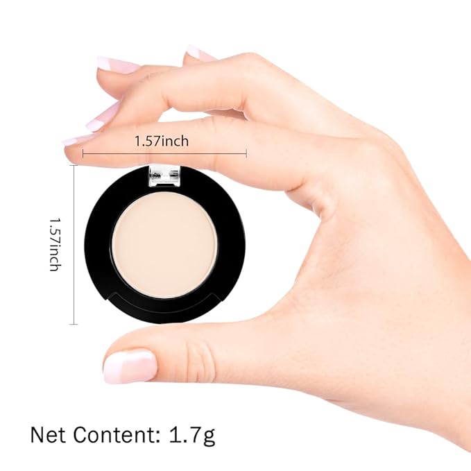 Neutral Light Nude Beige White Single Matte Eye Shadow Palette Naked Eyeshadow Palette Makeup for Old Women de sombras de ojos Natural Vegan Eyeshadow for Eyes Long Lasting Naturing-Looking #11
