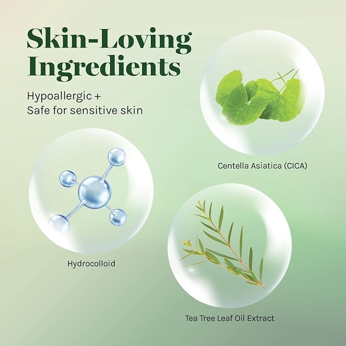 AOA Studio Absorbing Cover Healing Invisible Acne Patch Blemish Spot, Treatment, Facial Acne Patch Vegan, Cruelty Free, Hydrocolloid, Two Sizes 10mm 12mm (Total 84 Counts)