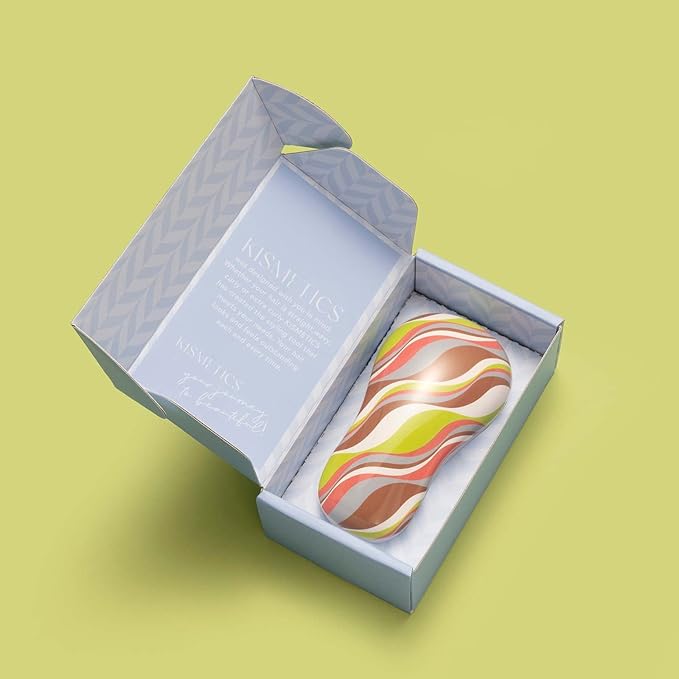 Hand Grip Brush, Gentle Detangling, Detangler Hair Brush for All Hair Types. For use on Wet or Dry Hair (Colorful Stripe)