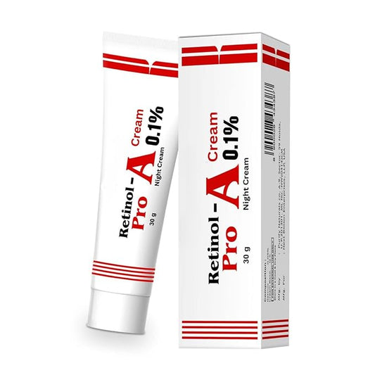 Retinol Pro Night Cream 0.1 Vitamin A Fine Lines, Sun Spots, Anti-Aging (30 Gram / 1.05 Oz)