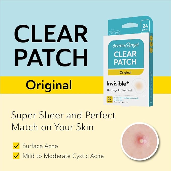 Ultra Invisible Acne Patches for Face Pimple Patches Hydrocolloid Patches Zit Patches Acne Stickers Exposed Skin Care Acne Treatment - Day and Night Use 240 pieces 3 Sizes