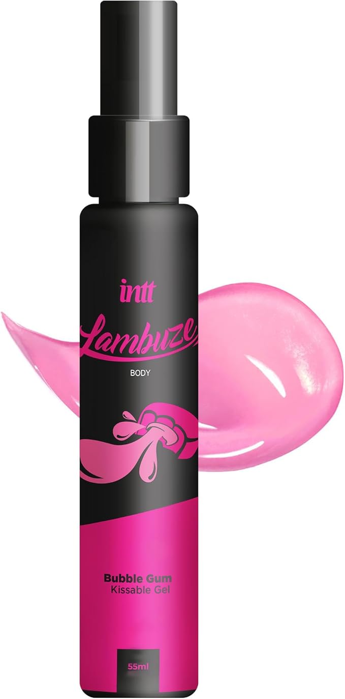 Lambuze Bubble Gum Flavored Massage Gel 55ml 1.85 Fl Oz INTT