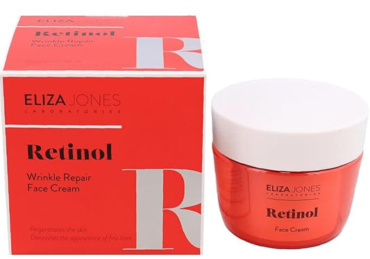 Retinol Cream for Face, Face Moisturizer with Retinol, Day and Night Cream, Wrinkle Repair, Anti-Aging Moisturizing Cream for Women and Men, for All Skin Types, 50 ml / 1.69 Oz