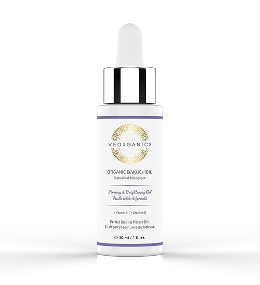 Organic Bakuchioil (Babchi Oil) + Vitamin E by VeOrganics. Firming, Brightening, Soothing and Moisturizing Anti-Aging Facial Oil. Natural Retinol Alternative.
