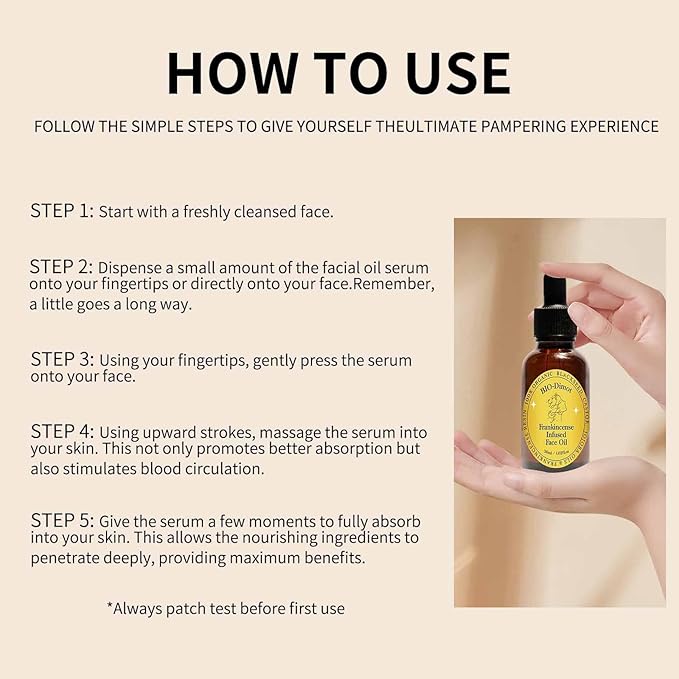 Frankincense Resin Oil, Natural Castor and Jojoba Oils Cold Pressed Serum Face Hydrates Anti-Aging Organic Frankincense Oil. -3Pcs