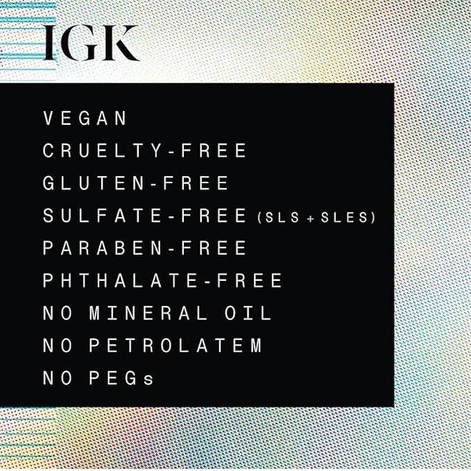 IGK Hair Treatment Full Size Set | Antisocial Dry Hair Mask + Good Behavior Spirulina Spray | Overnight Bond-Building + Keratin Like Smoothing Spray | Vegan + Cruelty-Free | Set of 2