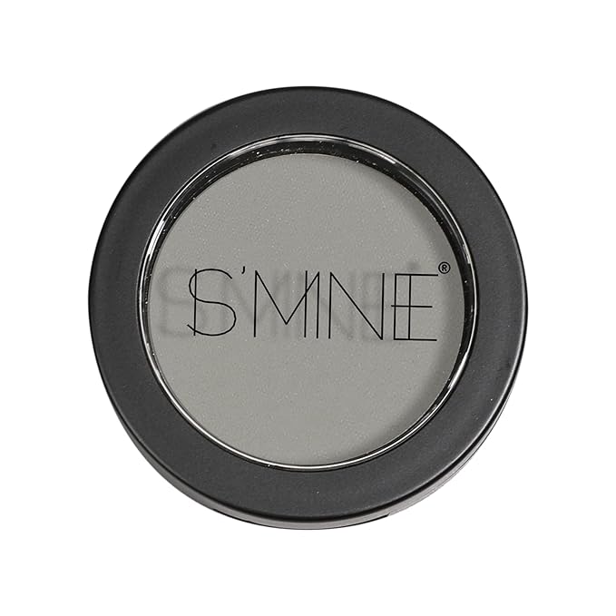 ISMINE Single Eyeshadow Powder Palette Matte Grey, High Pigment, Longwear Single Grey Eye Makeup for Day & Night (#03)