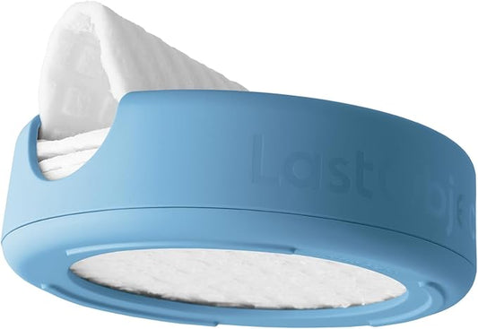 LastRound Reusable Makeup Remover Pads - 7 Washable Eco-Friendly Reusable Cotton Rounds for Face - Sustainable & Soft Cotton Face Pads for Facial Cleansing & Eye Makeup Removal - Travel Storage Case