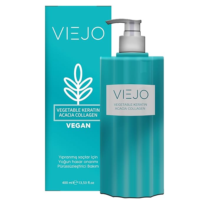 Vegan Hair Keratin - Acacia Collagen - Straightening Care, Protects from External Factors, Nourishing, Repairing, Vitality and Shine