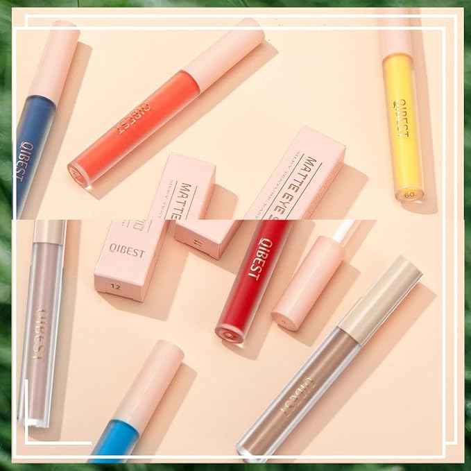 Liquid Eyeshadow Matte Long Lasting High Pigment Eye shadow Gel Eye Makeup (Matte Gray)