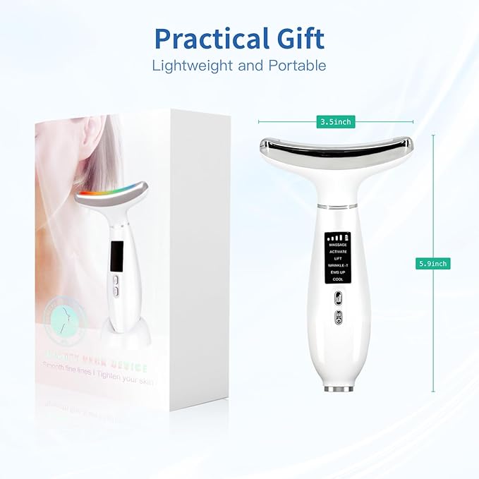 Facial and Neck Massager, Soothing and Relaxing Face Massager for Skin Care