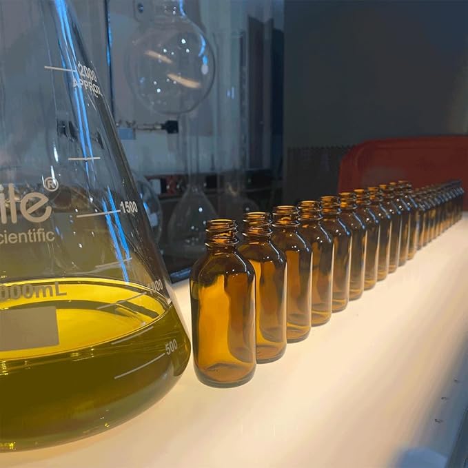 Pharoah - 100% Pure Moringa Oil blended with Leather, and Sweet Tobacco Essential oils and infused with Egyptian Ormus Gold - Pure Moringa Seed oil - Scent of The Nile - 1oz. (30 Ml)