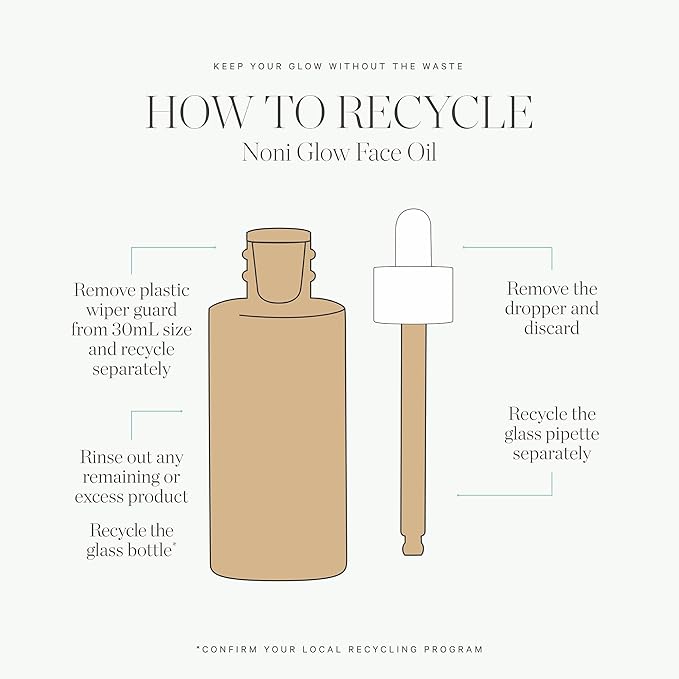 KORA Organics Noni Glow Hydrating Face Oil with Rosehip, Gua Sha Oil, Certified Organic, Cruelty Free, 0.34 fl oz - Face Care Beauty Products for Women