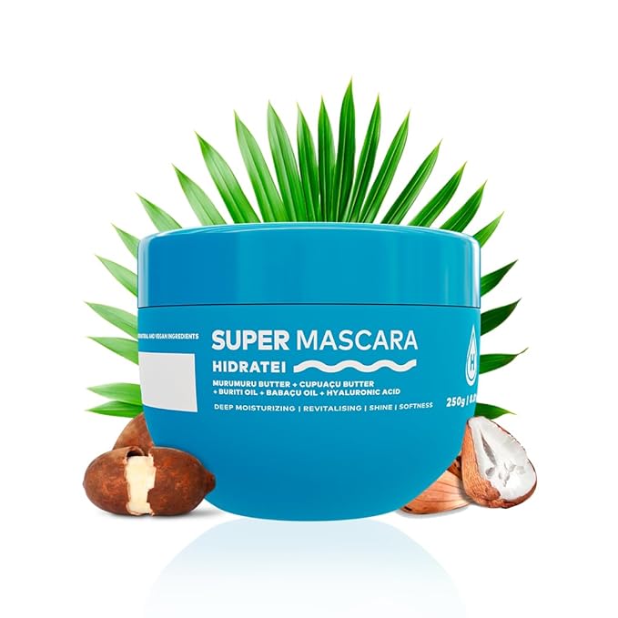 Brazilian Beauty Super Hair Mask | Deep Hydration Hair Mask | Damaged Hair Repair | Dry Hair Treatment | Ultimate Hair Moisturizer for Silky, Hidrated Hair | 8.8oz