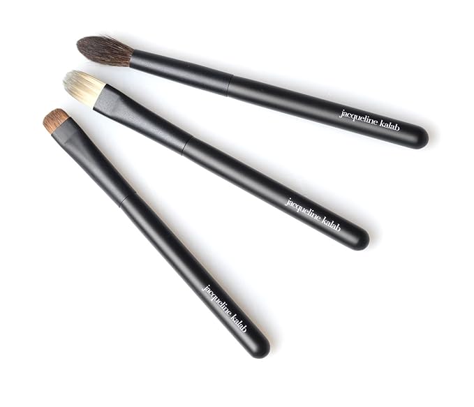The Perfect Eye Brush Set - Eye Makeup Brushes, by Jacqueline Kalab - Artist Length 5.7in
