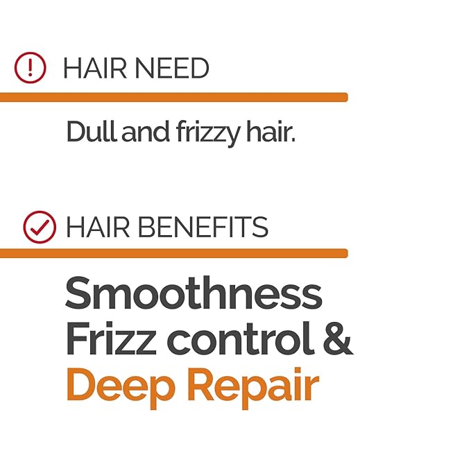 Novex Brazilian Keratin Hair Mask, 14 Oz - Reconstructive Keratin, Frizz control & Damage Repair