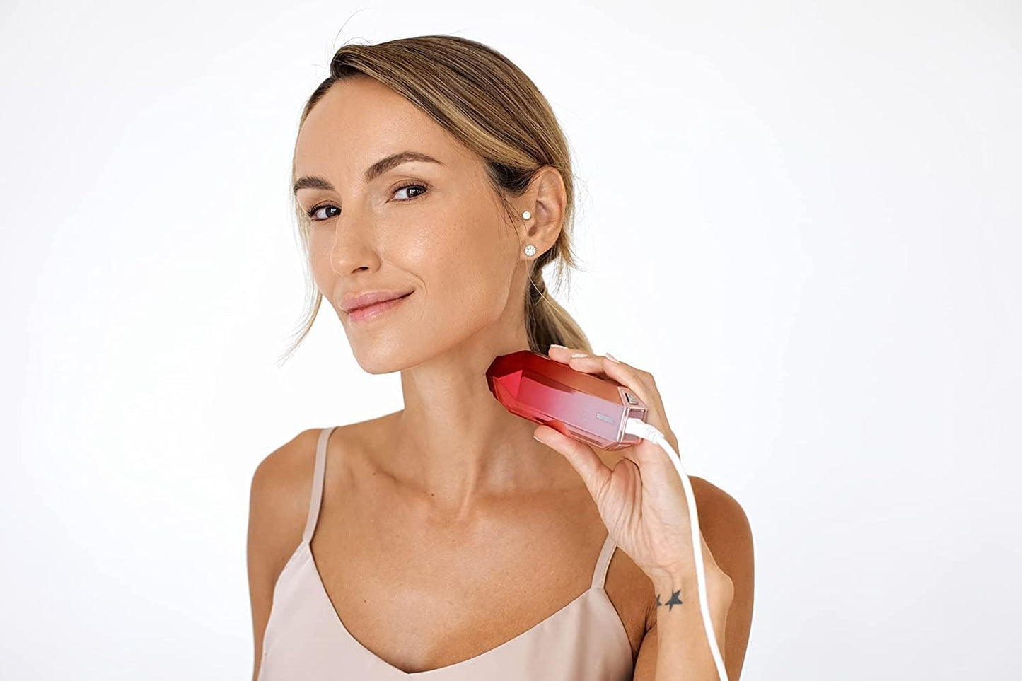 TriPollar Stop X Rose – Radio Frequency Skin Tightening Machine Face & Neck Professional Home RF Anti-Aging Device - Lift Toning Wrinkle Removal Radiofrecuencia Facial Thermal Mapping Algorithm