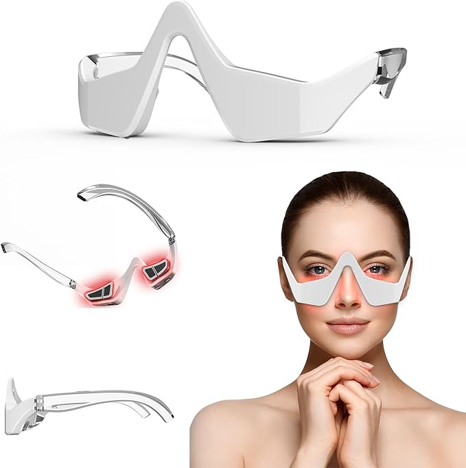 Under Eyes Red Light Therapy, Neodiva Therapy Advanced Under-Eye Renewal Therapy, Microcurrent Eye Beauty Device, Diminishes Dark Circles and Wrinkles