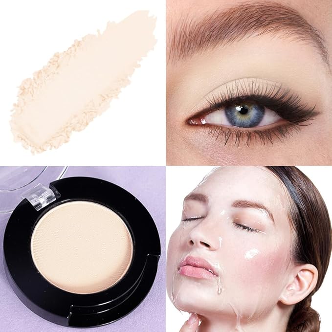 Neutral Light Nude Beige White Single Matte Eye Shadow Palette Naked Eyeshadow Palette Makeup for Old Women de sombras de ojos Natural Vegan Eyeshadow for Eyes Long Lasting Naturing-Looking #11