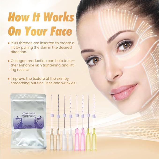 Pdo Thread(mono 27G 50mm) For Face Lift/Smooth Mono Type/Pdo Mono Thread Lift 27G 50mm (50pieces)