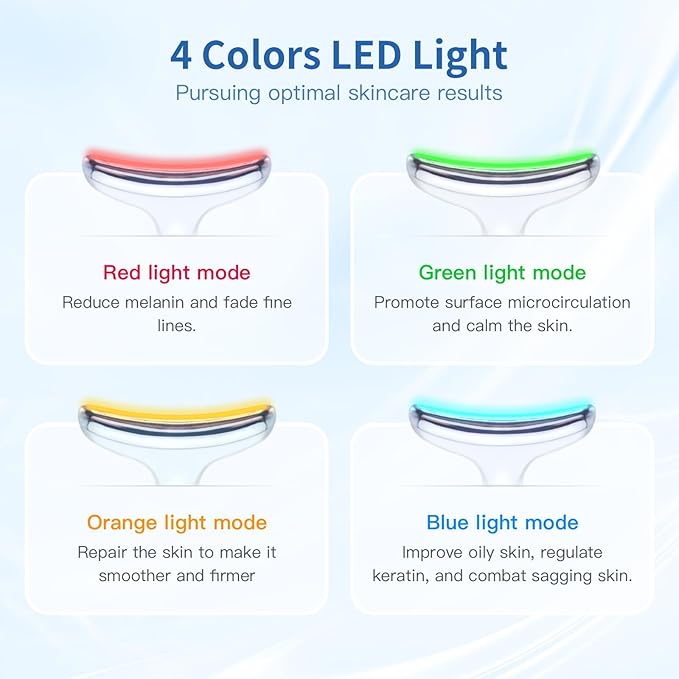 Facial and Neck Massager, Soothing and Relaxing Face Massager for Skin Care