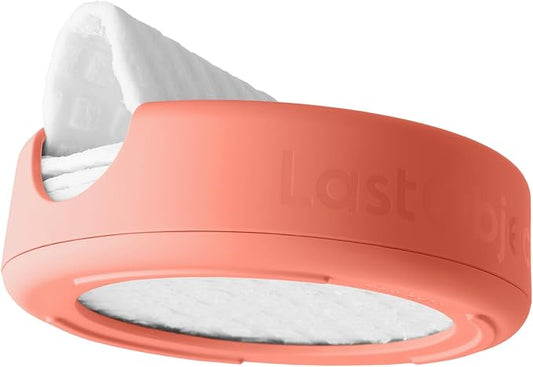 LastRound Reusable Makeup Remover Pads - 7 Washable Eco-Friendly Reusable Cotton Rounds for Face - Sustainable & Soft Cotton Face Pads for Facial Cleansing & Eye Makeup Removal - Travel Storage Case