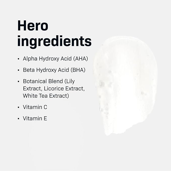 Revision Skincare Brightening Facial Wash, Exfoliating Face Cleanser with Vitamin C and Vitamin E, 6.7 fl oz