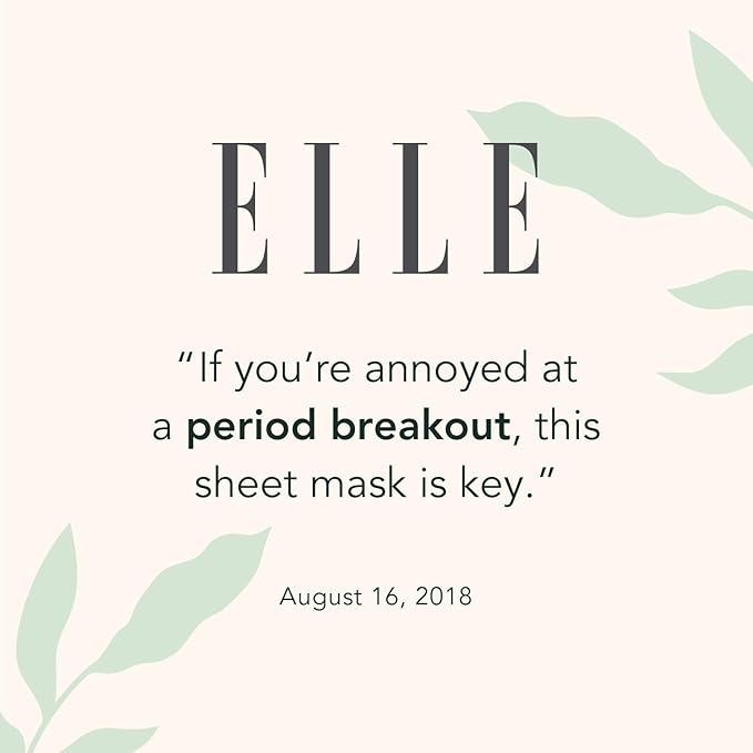 Rael Face Mask Skin Care, Tea Tree Face Masks - Bamboo Facial Sheet Mask, Korean Skincare, with Tea Tree Oil and Fruit Extracts, All Skin Types (Tea Tree, 5 Sheets)