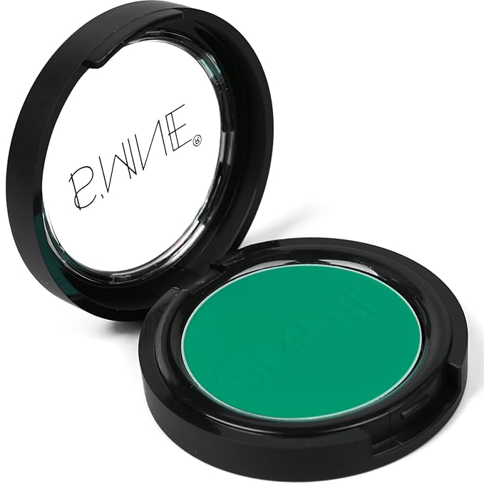 ISMINE Single Green Matte Eyeshadow, High Pigment, Longwear, Intense Color Best Single Green Eyeshadow Eye Makeup for Day & Night