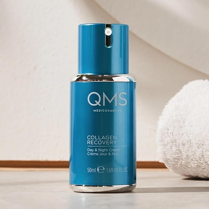 QMS Medicosmetics Derma Expert Collagen Recovery Cream – High Performance, Anti-Aging, Day + Night Moisturizer That Helps Reduce Fine Lines + Wrinkles with a Collagen/Hyaluronic Acid Complex – 1.69 oz
