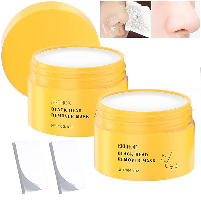 TQBAJ 2 Sets Pore Strips, Deep Cleansing Pore Strips, Blackhead Remover with 120PCS Strips, Nose Plants Pore Cleanser Purifying Face Mask for Nose and Face