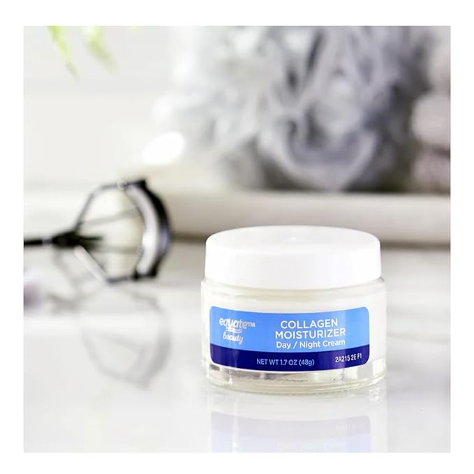 Equate Beauty Collagen Moisturizer Day/Night Cream, Reduce Wrinkles, Face Cream 1.7 oz (Pack of 1)