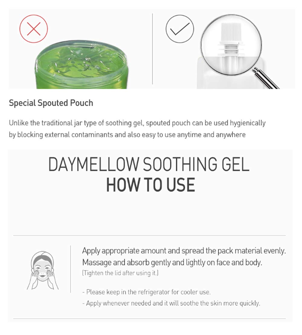 Daymellow] Vita Bamboo Soothing Gel 96% 300ml