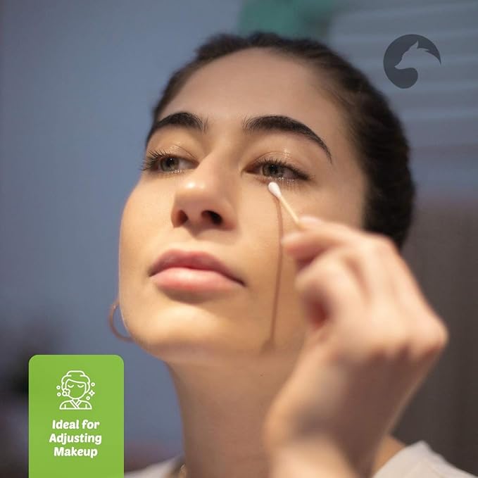 Bamboo Cotton Swabs 2000 Count | Eco-Friendly & Pure Cotton Buds | Double Tipped Sticks | 100% Plant-Based & Natural | Perfect for Makeup & Nail Applications, Arts & Crafts, Removing Dust & Dirt…